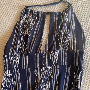 Veronica M halter maxi with cut out by boobs - NWT. Very flattering.